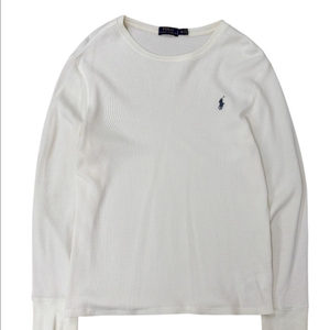 폴로 와플 긴팔티셔츠 아이보리 (2XL)
