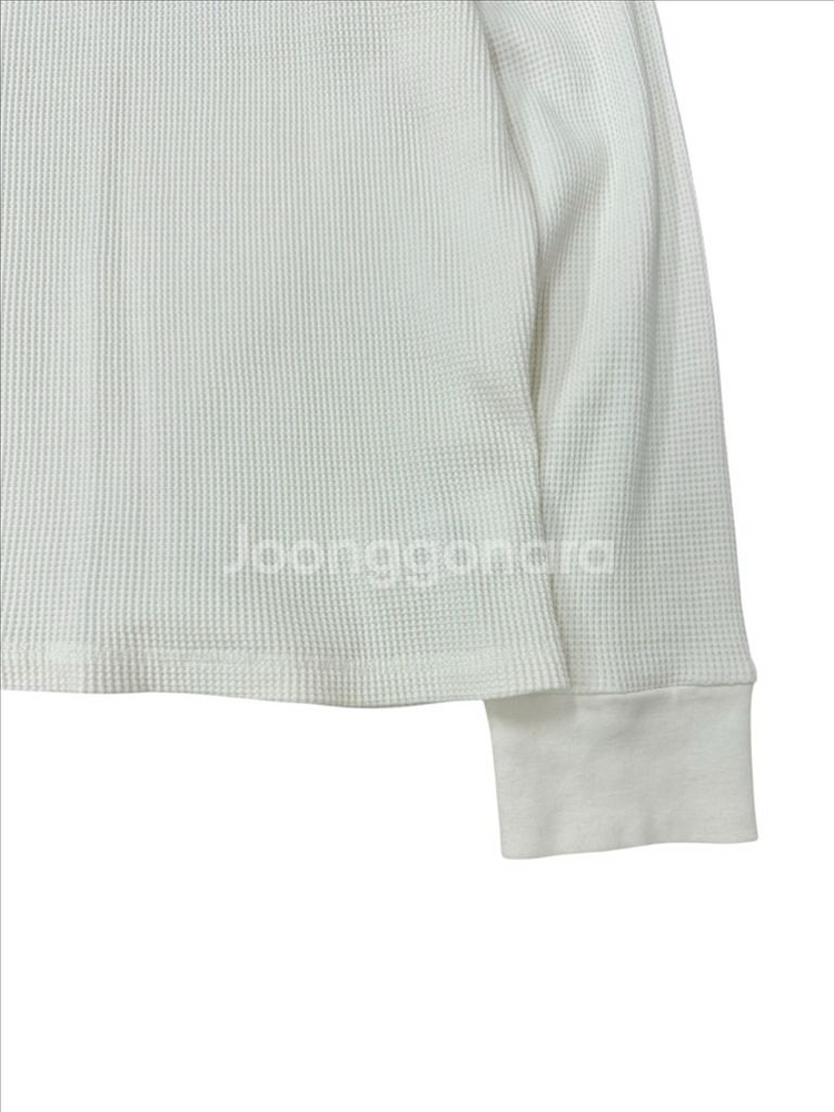 폴로 와플 긴팔티셔츠 아이보리 (2XL)--4