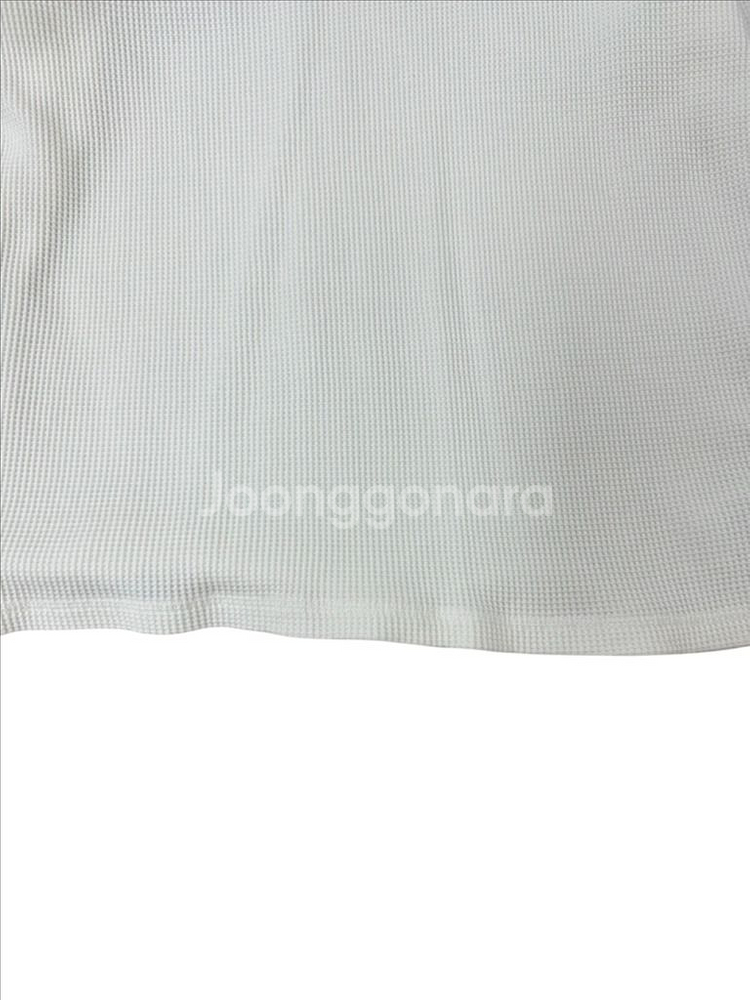 폴로 와플 긴팔티셔츠 아이보리 (2XL)--5