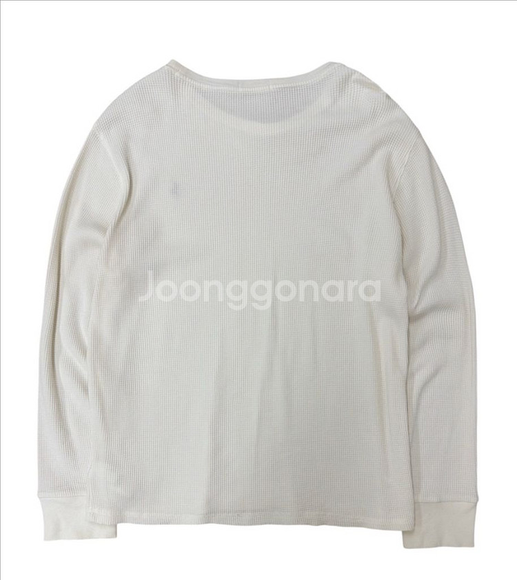 폴로 와플 긴팔티셔츠 아이보리 (2XL)--7