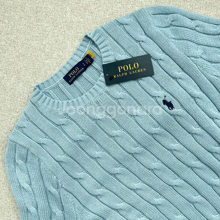 폴로 케이블 반팔니트--1