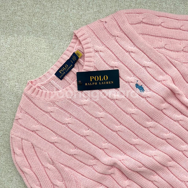 폴로 케이블 반팔니트--2
