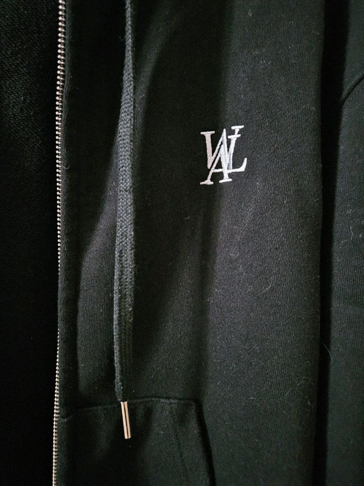 우알롱 후드집업 검정 S 이미지