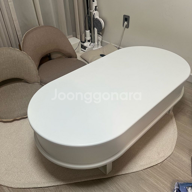 이홈데코 셀리나 리프트업 테이블 1200 (화이트/화이--1
