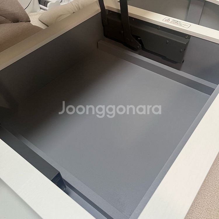 이홈데코 셀리나 리프트업 테이블 1200 (화이트/화이--4