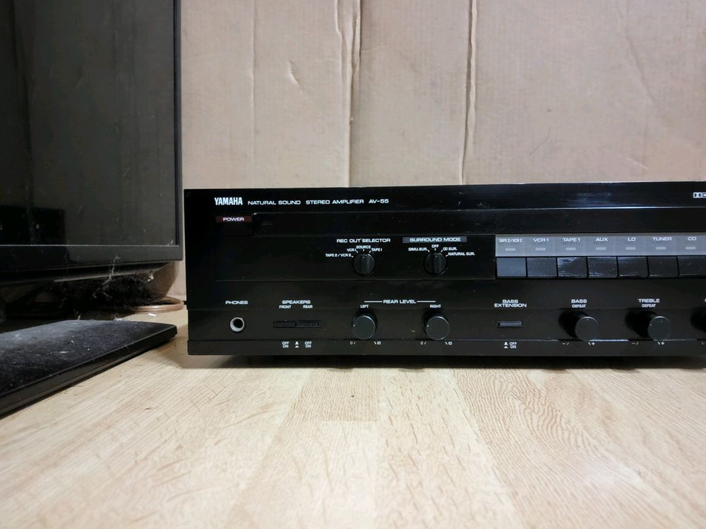 야마하 YAMAHA AV 55 인티앰프 (오디오 스피커 이미지