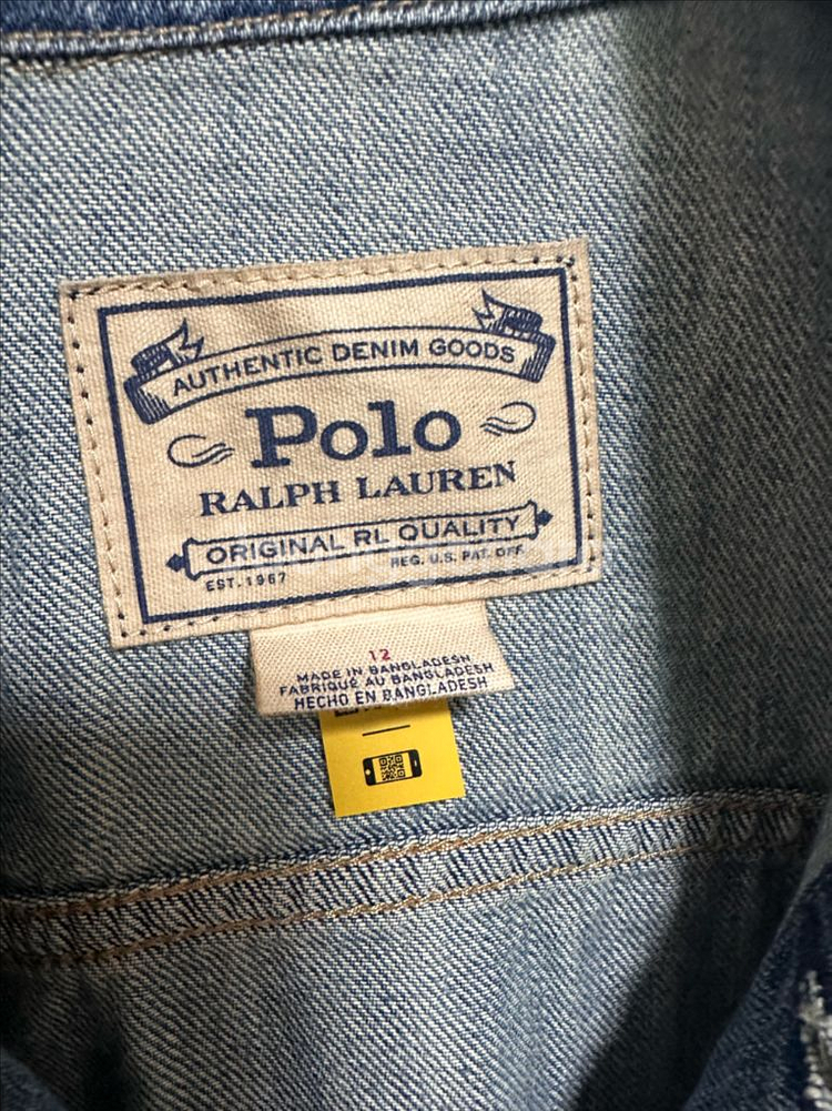 폴로 랄프로렌 키즈 데님 자켓 12사이즈--2
