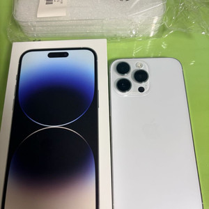 아이폰14 pro max 256 실버 자급제