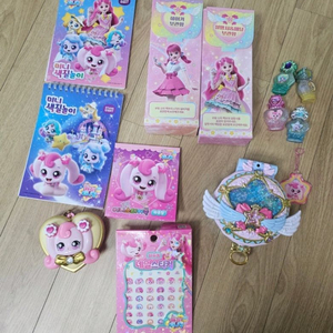 티니핑 슈팅스타팩트+네일스티커+색칠놀이외 일괄