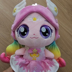 오로라핑 대형(30cm)인형+꾸래핑 캔디핑키링 일괄