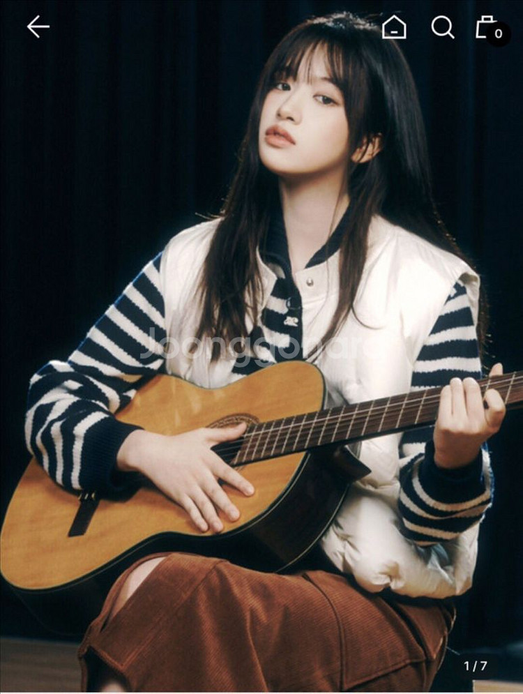 럭키슈에뜨 울 스트라이프 니트 프리--0