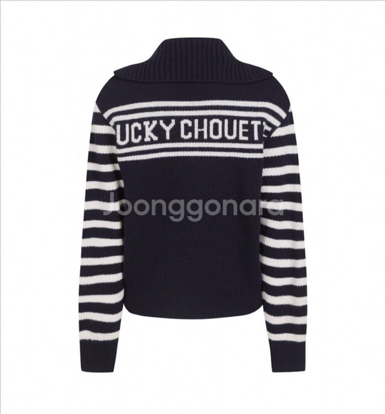 럭키슈에뜨 울 스트라이프 니트 프리--6