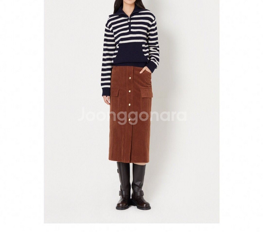 럭키슈에뜨 울 스트라이프 니트 프리--3