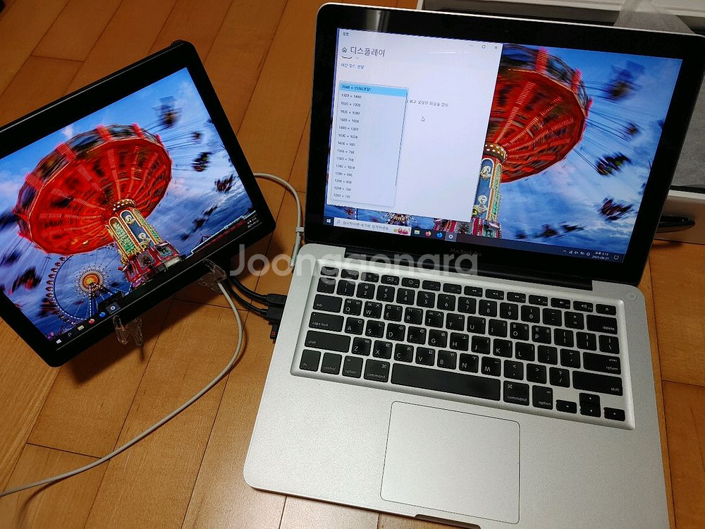 맥 packed pixels 휴대용 9.7 4:3모니터--0