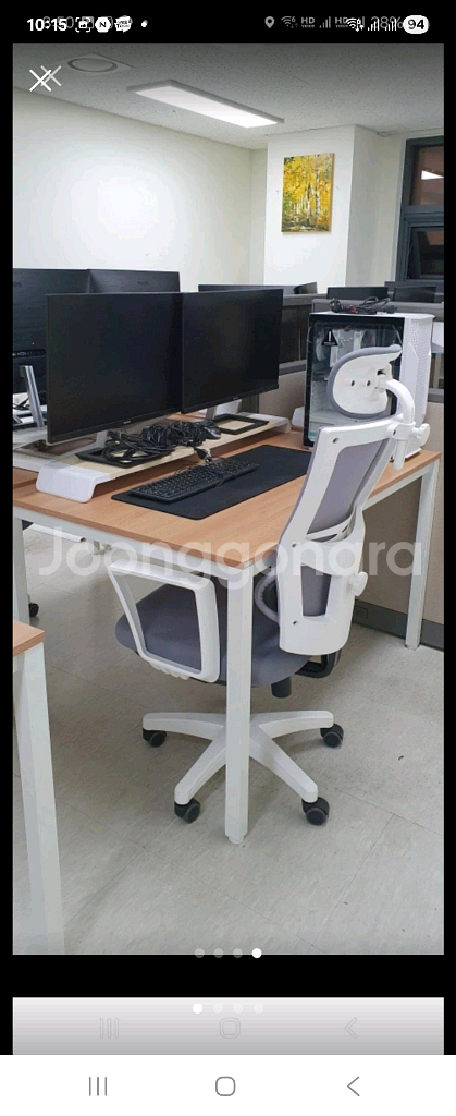 두닷 콰트로 원목책상 사무실책상 3개--0