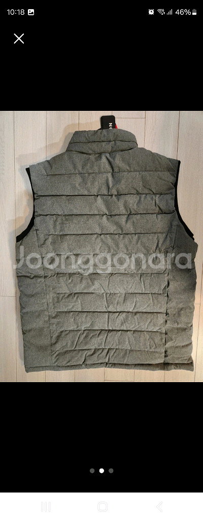 코오롱인더스트리 남성 패딩 조끼 95(M~L) 택안띤--1