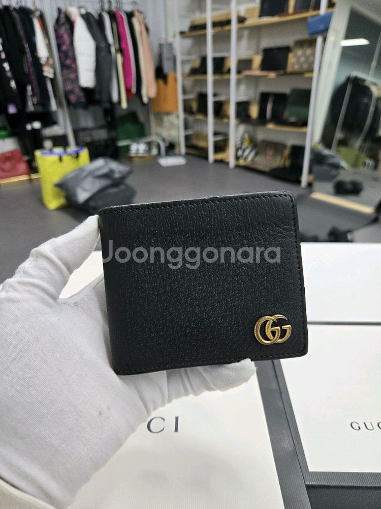 [A급컨디션]구찌 마몬트 GG 반지갑--0
