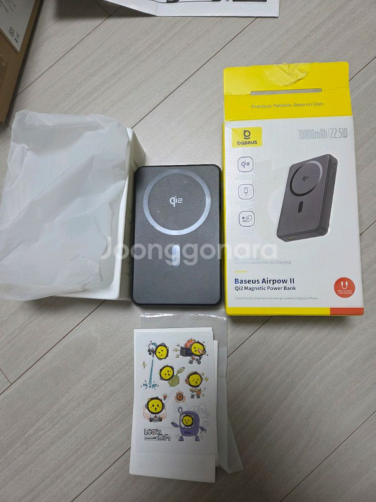 베이스어스 Qi2 맥세이프 보조배터리 10000mAh--0