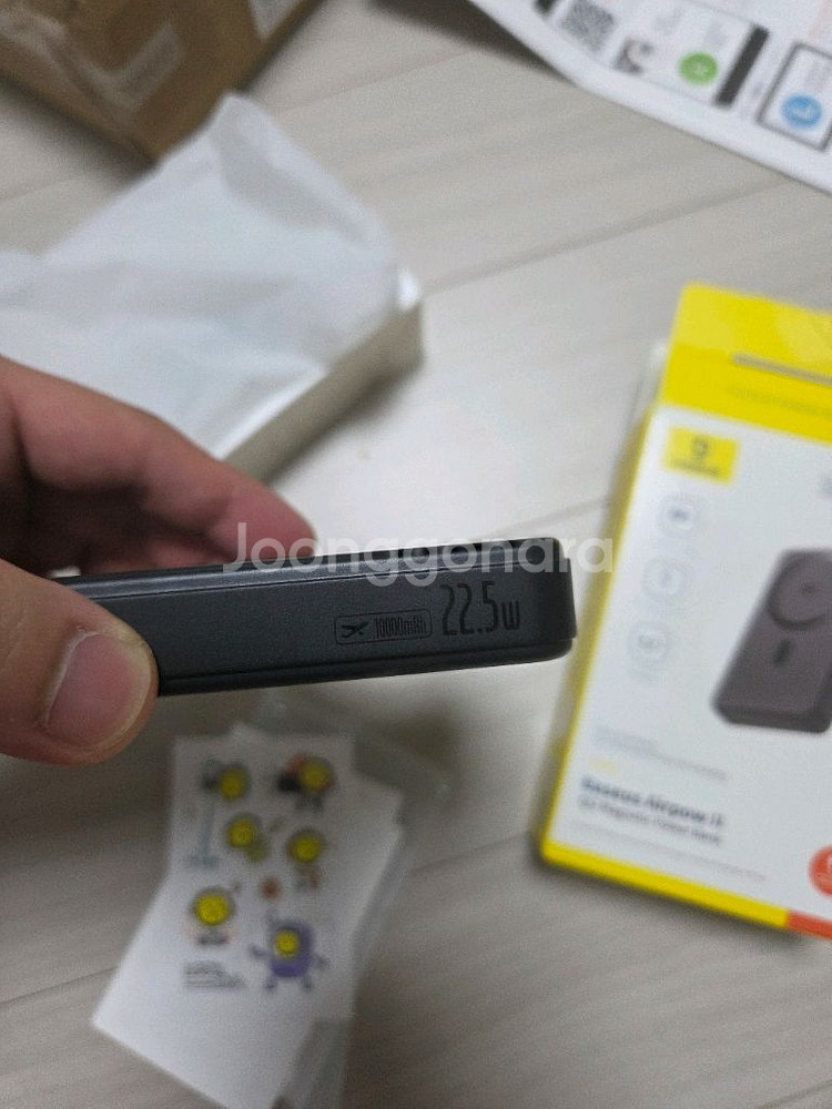 베이스어스 Qi2 맥세이프 보조배터리 10000mAh--1