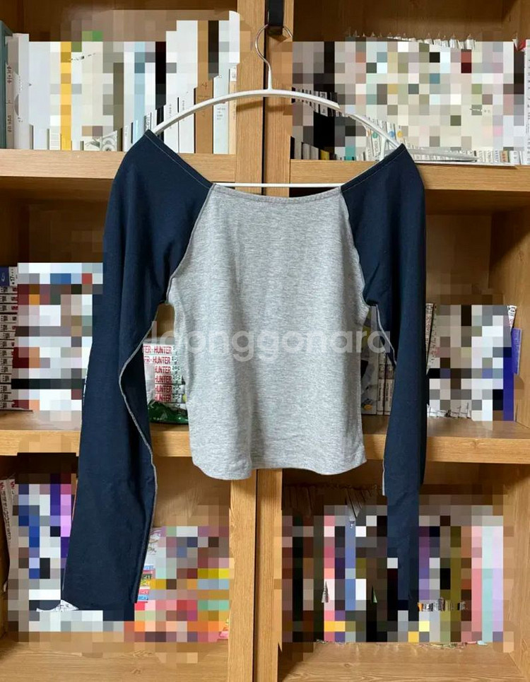 윤슬샵 assort t shirt navy--1