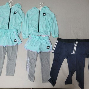 쌍둥이)뉴발란스키즈 상하복 110+MLB키즈 레깅스