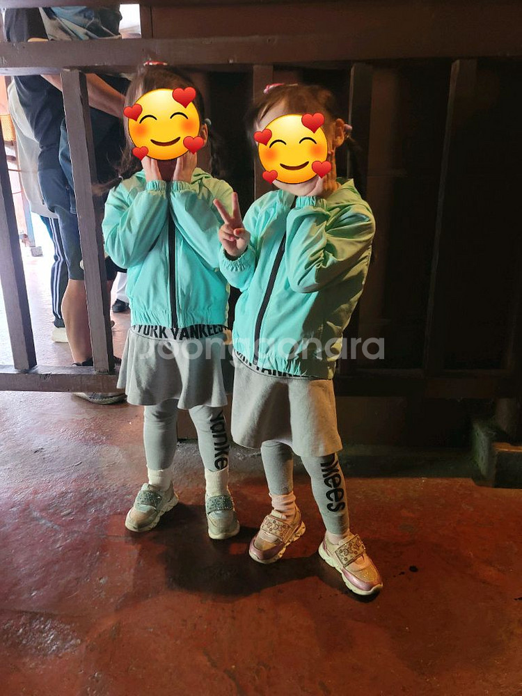 쌍둥이)뉴발란스키즈 상하복 110+MLB키즈 레깅스--6