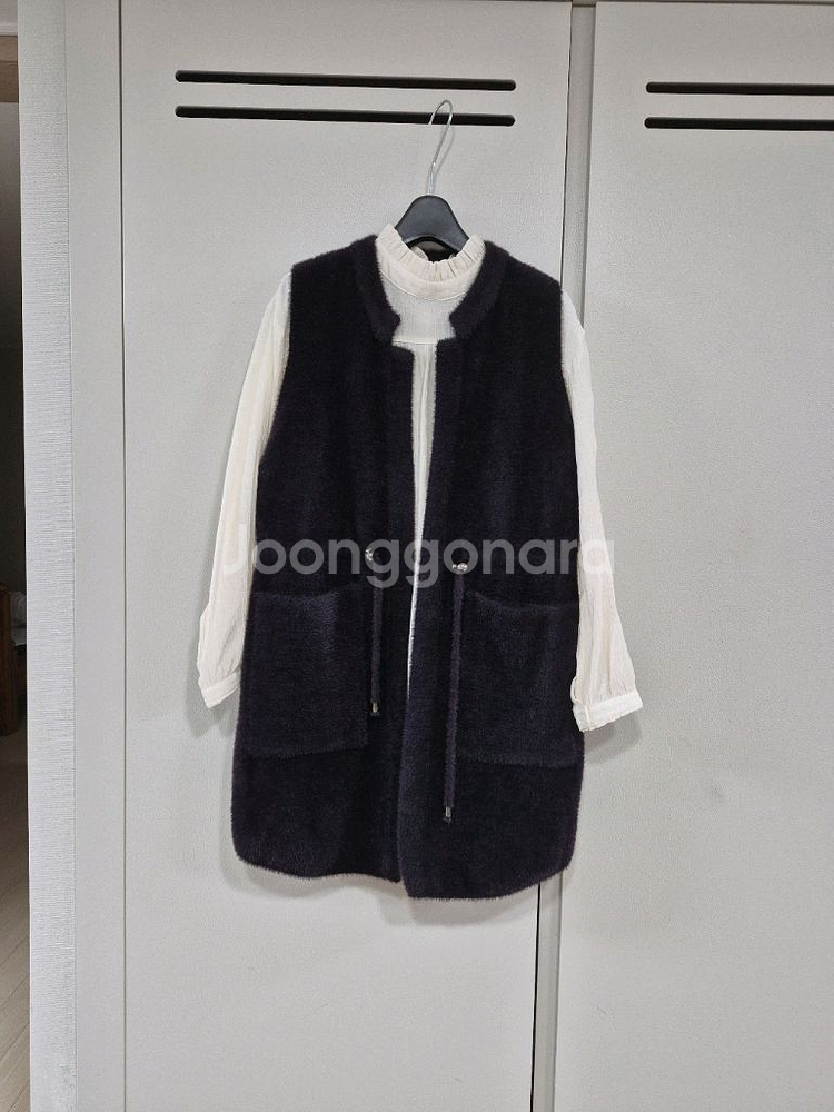 셀렉트엘 캐시미어 니트 조끼캐시미어50 울50--1