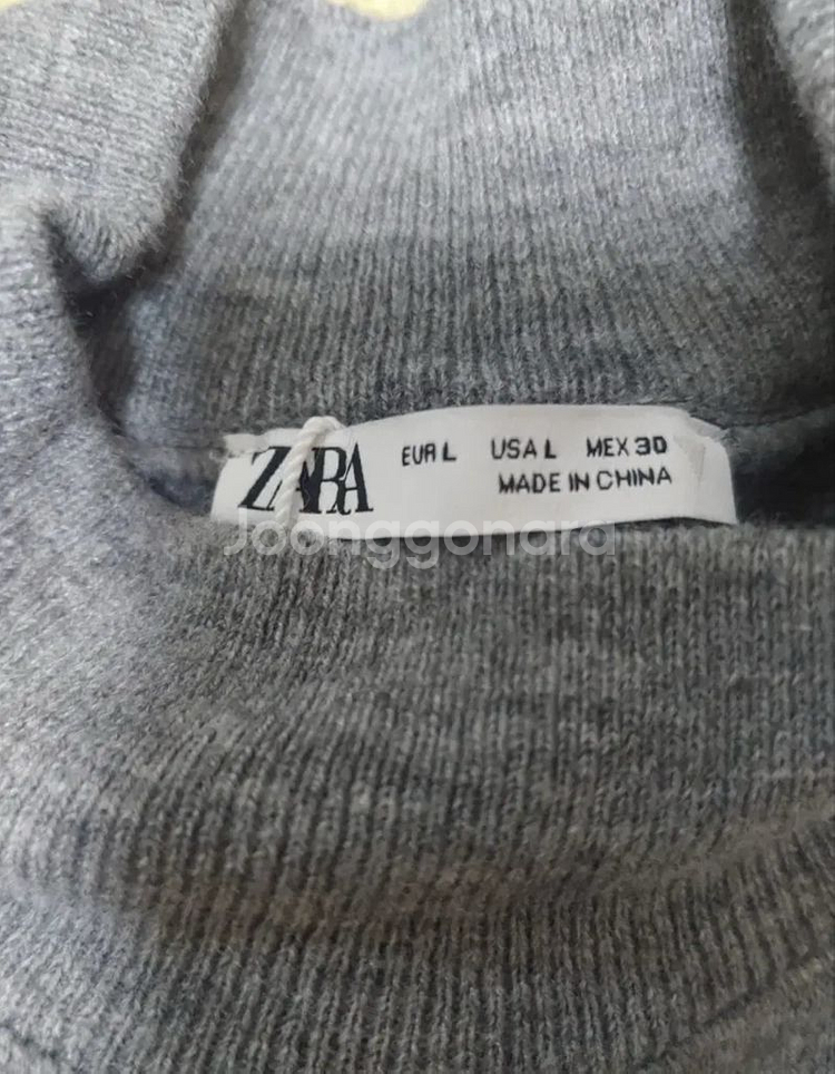 자라 타이트핏니트원피스 라지--2