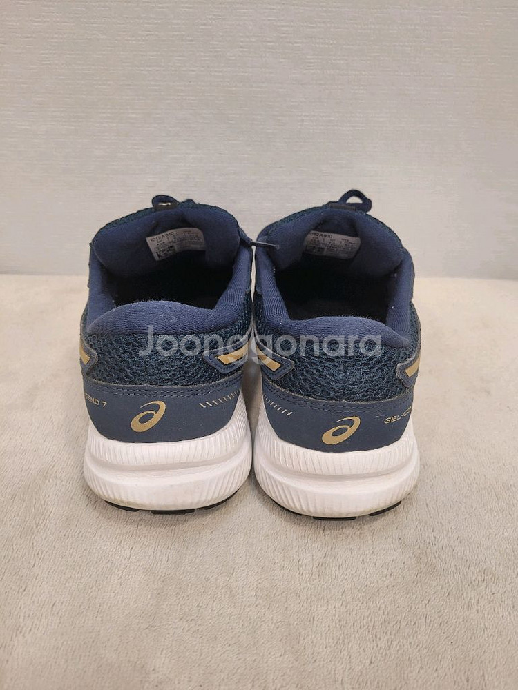 아식스 가벼운 젤-컨텐드 7 러닝화 운 235mm네이비--3