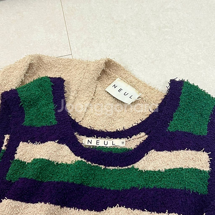 [S] NEUL PIG TAIL 니트 가디건 + 베스트--1