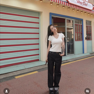 페일제이드 제니 니트 반팔 아이보리