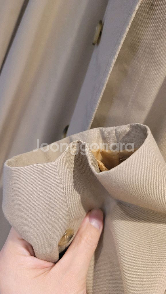 버버리 맥코트 + 울라이너 105 사이즈--3