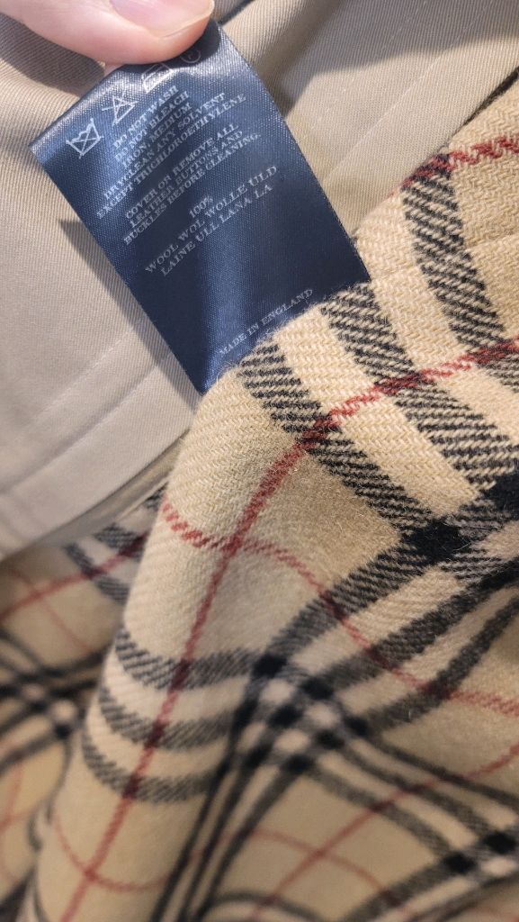 버버리 맥코트 + 울라이너 105 사이즈--7