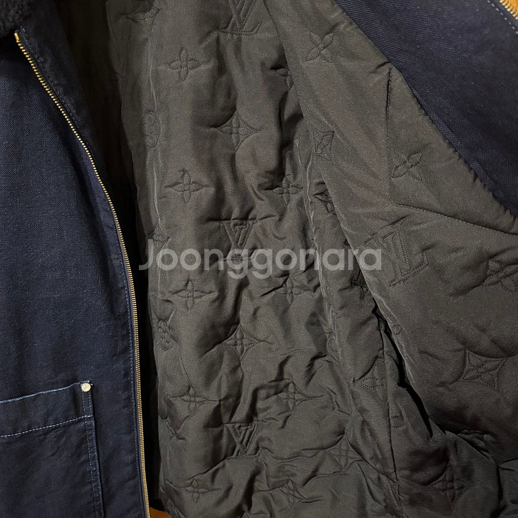 루이비통 2025 윈터리 데님 패딩 청자켓--6