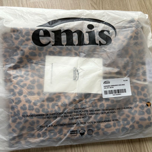 새상품) 이미스 레오파드 에코백 베이지