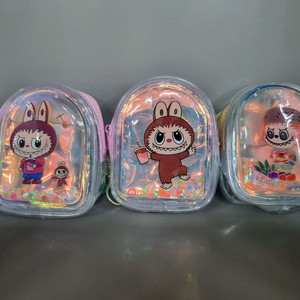 라부부 홀로그램 워터 파우치 키링 동전지갑 다용도 미니