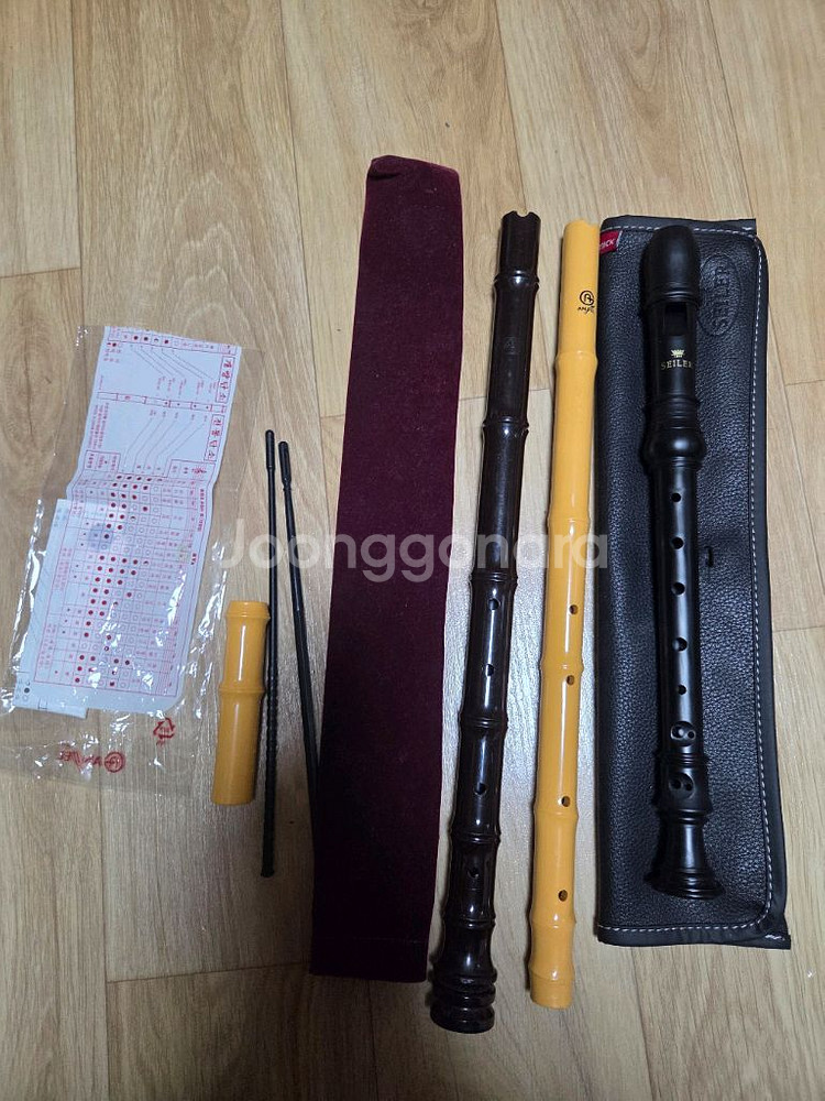 삼익 리코더 독일식와 단소--0