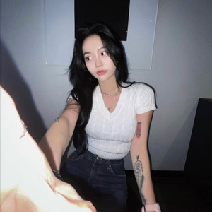 페일제이드 케이블 반팔 니트 베이지