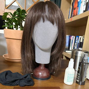 박승철위그스투디오100%인모통가발+기타 부속품+5분착용