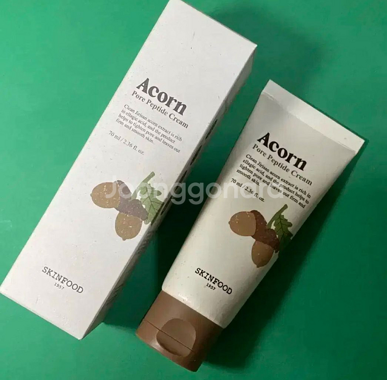 [새제품]스킨푸드 모공탄력/속탄력 도토리크림70ml--0