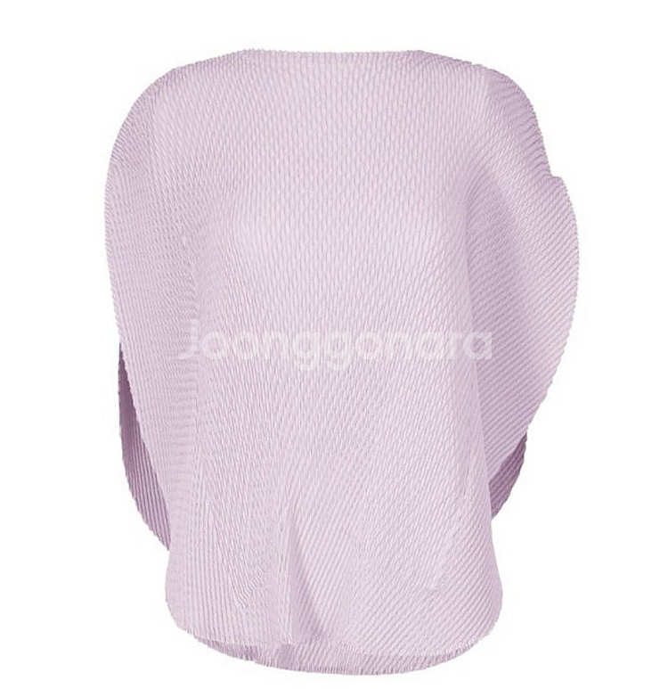 이세이미야케 오비큘러 탑 라이트 퍼플--0