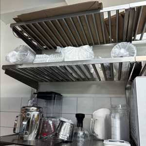 이케아 쿵스포르스 3단 스텐 벽선반 3세트