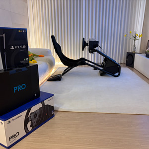 로지텍 G PRO 심레이싱 풀 세트 + PS5 프로