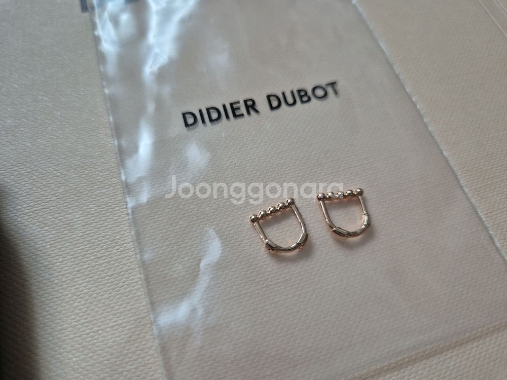 디디에두보 미스두 14K 골드 원터치 귀걸이--1