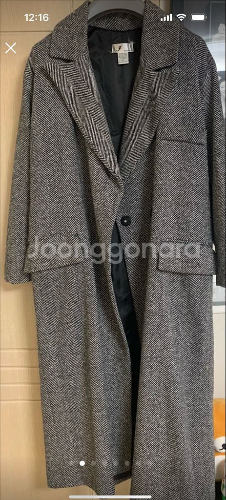 헤링본 롱 코트(전지현 코트)--9