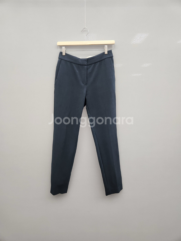 한섬 랑방 네이비 슬랙스 바지--0
