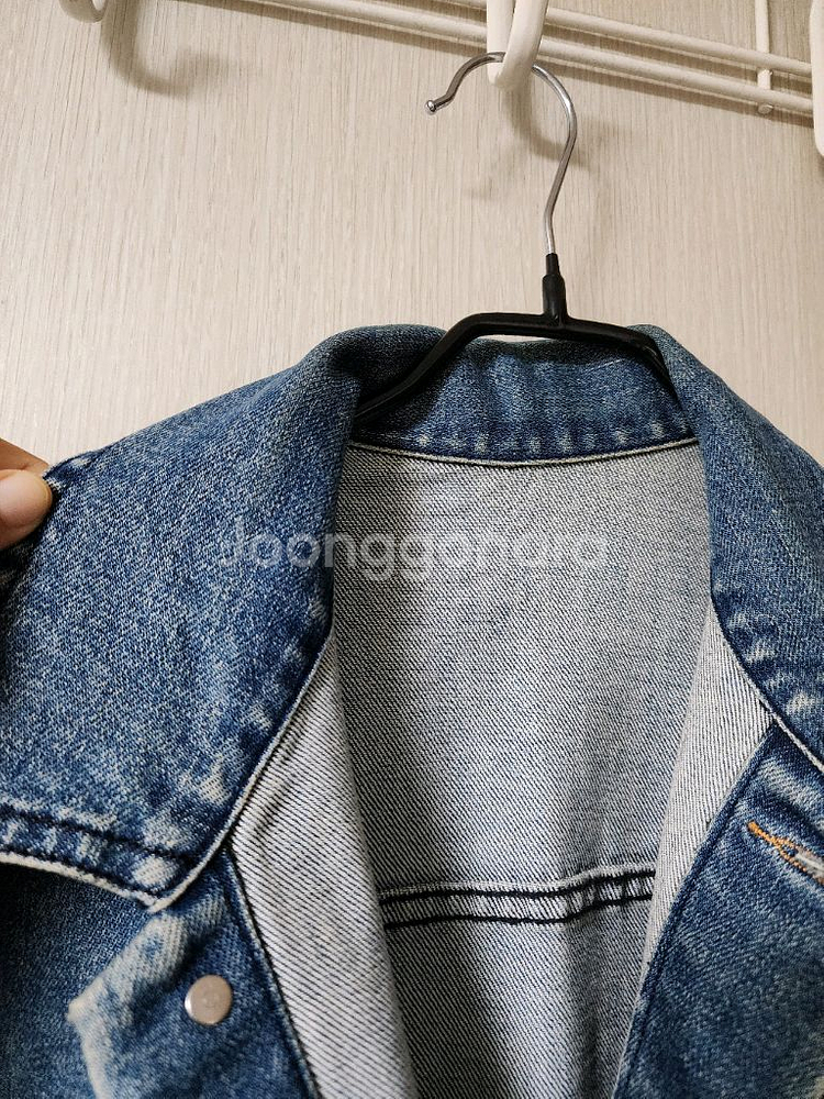 (정품) 아페쎄 APC 청 데님 자켓 남성 XS 95--2