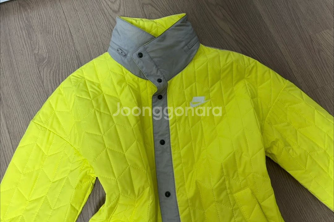 일회착. 나이키 경량 퀼팅 중기장 자켓 골프자켓 여성s--5
