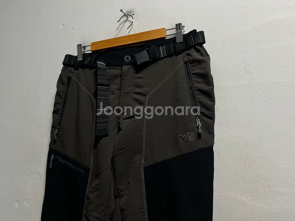 32-33 MILLET 밀레 등산 기능성 밴딩 바지--1