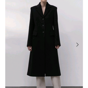 오르 울 싱글 캐시미어 코트 s